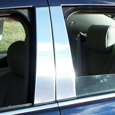 Cadillac STS Chrome Pillar Post Trim, 4pc. Set, 2005, 2006, 2007, 2008, 2009, 2010, 2011