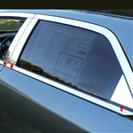 Dodge Magnum Chrome Pillar Post Trim, 2005, 2006, 2007, 2008