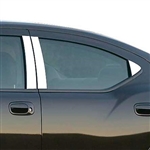 Dodge Charger Chrome Pillar Post Trim, 6pc  2006 - 2010