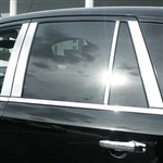 Lincoln MKX Chrome Pillar Post Trim, 2007, 2008, 2009, 2010, 2011, 2012, 2013, 2014, 2015