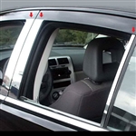 Dodge Caliber Chrome Pillar Post Trim, 6pc  2007 - 2012