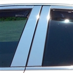 Cadillac CTS Chrome Pillar Post Trim, 4 pc. Set, 2008, 2009, 2010, 2011, 2012, 2013