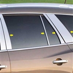 Buick Enclave Chrome Pillar Post Trim, 2008, 2009, 2010, 2011, 2012