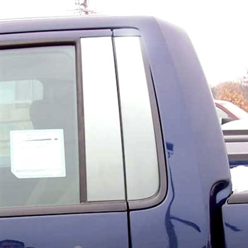 Ford F150 Regular Cab Chrome Pillar Post Trim, 2009, 2010, 2011, 2012, 2013, 2014