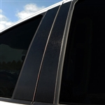 Dodge Ram Matte Black Pillar Post Trim, 2009, 2010, 2011, 2012, 2013, 2014, 2015, 2016, 2017, 2018