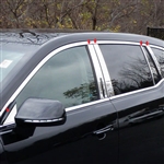 Lincoln MKT Chrome Pillar Post Trim, 10pc set, 2010, 2011, 2012, 2013, 2014, 2015, 2016, 2017, 2018, 2019, 2020