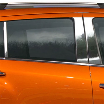 Chevrolet Trax Chrome Pillar Post Trim, 6pc  2015, 2016, 2017, 2018, 2019, 2020, 2021, 2022, 2023