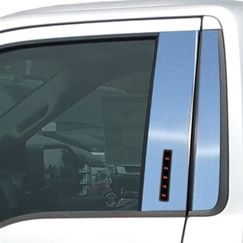 Ford F150 Chrome Pillar Post Trim, 2015, 2016, 2017, 2018, 2019, 2020