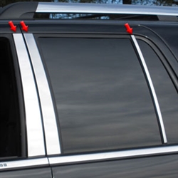 Lincoln Navigator Chrome Pillar Post Trim, 2015, 2016, 2017