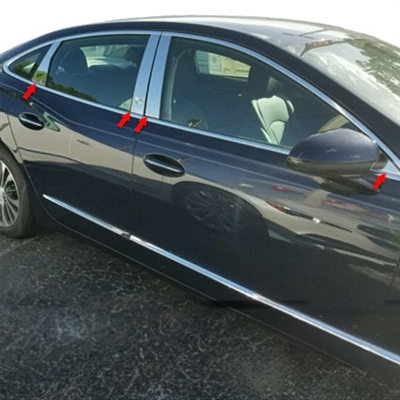 Buick Lacrosse Chrome Pillar Post Trim,  2017, 2018, 2019