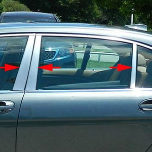 BMW 7-Series Chrome Pillar Post Trim, 1995, 1996, 1997, 1998, 1999, 2000, 2001