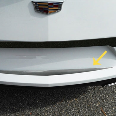 Cadillac CT4 Chrome Rear Bumper Trim, 2020, 2021, 2022, 2023