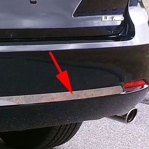 Toyota Venza Rear Bumper Insert Trim, 2009, 2010, 2011, 2012, 2013, 2014, 2015