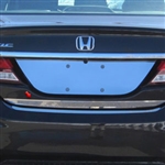 Honda Civic Sedan Chrome Trunk Lid Trim, 2012, 2013, 2014, 2015