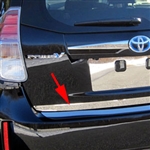 Toyota Prius V Chrome Tailgate Trim, 2012, 2013, 2014, 2015, 2016, 2017