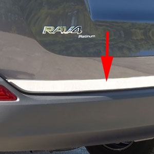 Toyota Rav4 Chrome Tailgate Trim, 2013, 2014, 2015