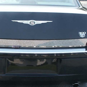 Chrysler 300 Chrome Rear Deck Trunk Trim, 2005, 2006, 2007, 2008, 2009, 2010