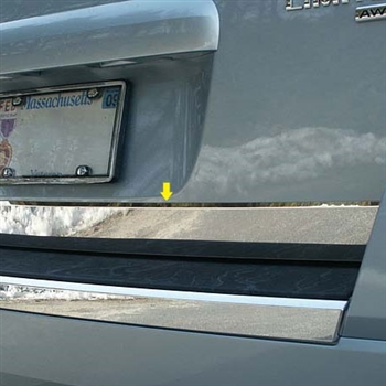Ford Taurus X Chrome Rear Deck Trunk Trim, 2008, 2009, 2010