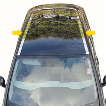 Toyota Prius Chrome Roof Insert Trim, 2016, 2017, 2018, 2019, 2020, 2021, 2022