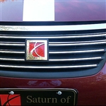 Saturn Ion Chrome Grille Trim, 8pc 2005, 2006, 2007