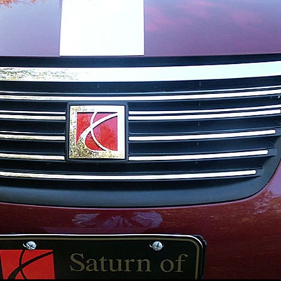 Saturn Ion Chrome Grille Trim, 8pc 2005, 2006, 2007