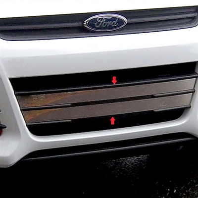 Ford Escape Chrome Center Grille Trim, 2pc 2013, 2014, 2015, 2016