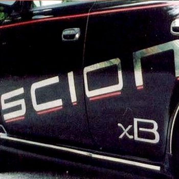 Scion xB Chrome Side Lettering, 2004, 2005, 2006