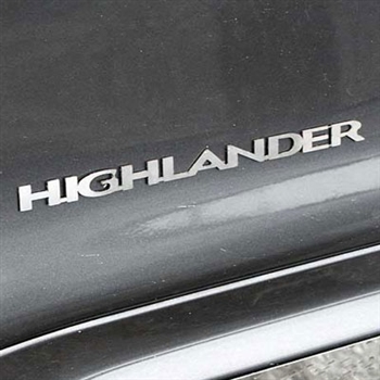 Toyota Highlander Chrome Emblems