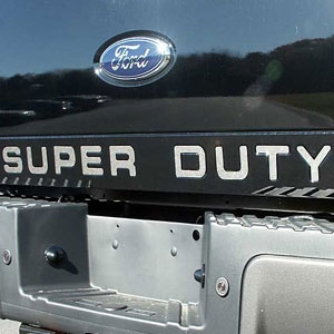 Ford Super Duty Tailgate Chrome Letter Set, 2008, 2009, 2010, 2011, 2012, 2013, 2014, 2015, 2016