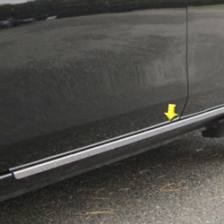 Nissan Versa Sedan Chrome Rocker Panel Trim (below door), 2012, 2013, 2014, 2015, 2016, 2017, 2018, 2019