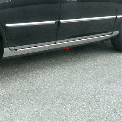 Kia Optima Chrome Rocker Panel Trim, 8pc 2001, 2002, 2003, 2004, 2005, 2006