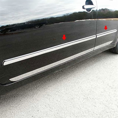 Nissan Altima Sedan Chrome Door Molding Trim, 2007, 2008, 2009, 2010, 2011, 2012