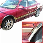 Buick Lesabre Chrome Side Molding Trim, 8pc  2000, 2001, 2002, 2003, 2004, 2005