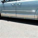 Chrysler Town & Country Chrome Rocker Panel Set, 2008, 2009, 2010, 2011, 2012, 2013, 2014, 2015, 2016