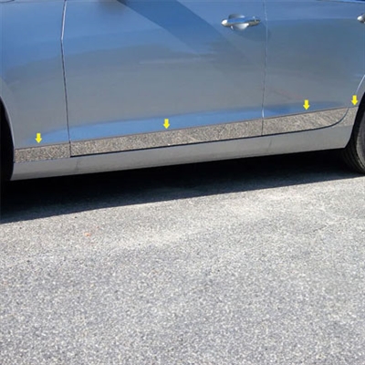 Cadillac ATS Chrome Rocker Panel Trim (lower door) 2013, 2014