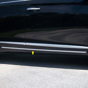 Cadillac XTS Chrome Lower Door Accent Trim Set, 2018, 2019