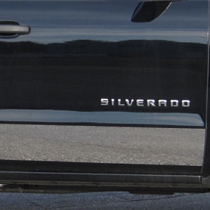 Chevrolet Silverado Chrome Rocker Panel Trim, 2014, 2015, 2016, 2017, 2018