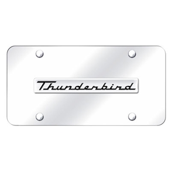 Chrome License Plate - Ford Thunderbird