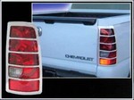 Chevrolet Silverado Chrome Tail Light Bezels, 2003, 2004, 2005, 2006