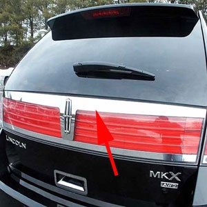 Lincoln MKX Chrome Tailgate Accent Trim, 2007, 2008, 2009, 2010