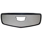 Cadillac ATS Gloss Black Mesh Grille Overlay, 2015, 2016, 207, 2018, 2019