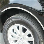 Ford Edge Chrome Fender Well Trim, 4pc  2007, 2008, 2009, 2010, 2011, 2012, 2013, 2014