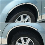 Chrysler Town & Country Chrome Fender Well Trim, 4pc  2008, 2009, 2010, 2011, 2012, 2013, 2014, 2015, 2016