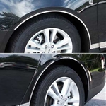 Lincoln MKS Chrome Fender Well Trim, 8pc  2009, 2010, 2011, 2012