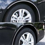 Lincoln MKS Chrome Fender Well Trim, 8pc  2009, 2010, 2011, 2012