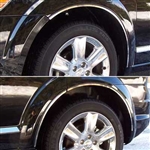 Dodge Journey Chrome Fender Well Trim, 8pc  2009, 2010, 2011, 2012, 2013, 2014, 2015, 2016, 2017, 2018, 2019, 2020