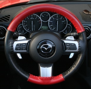 Dodge Viper Leather Steering Wheel Covers by Wheelskins