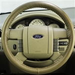 Ford Excursion Leather Steering Wheel Cover by Wheelskins