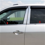 Acura MDX Chrome Window Sill Trim, 4pc 2001, 2002, 2003, 2004, 2005, 2006