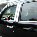 Dodge Nitro Chrome Window Sill Trim, 4pc  2007, 2008, 2009, 2010, 2011